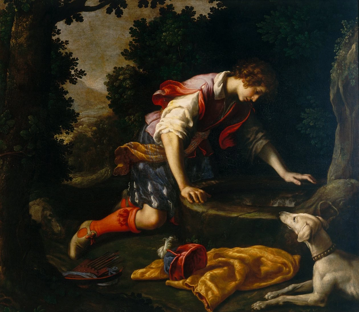 Narciso alla fonte - Palazzo Pitti, Firenze